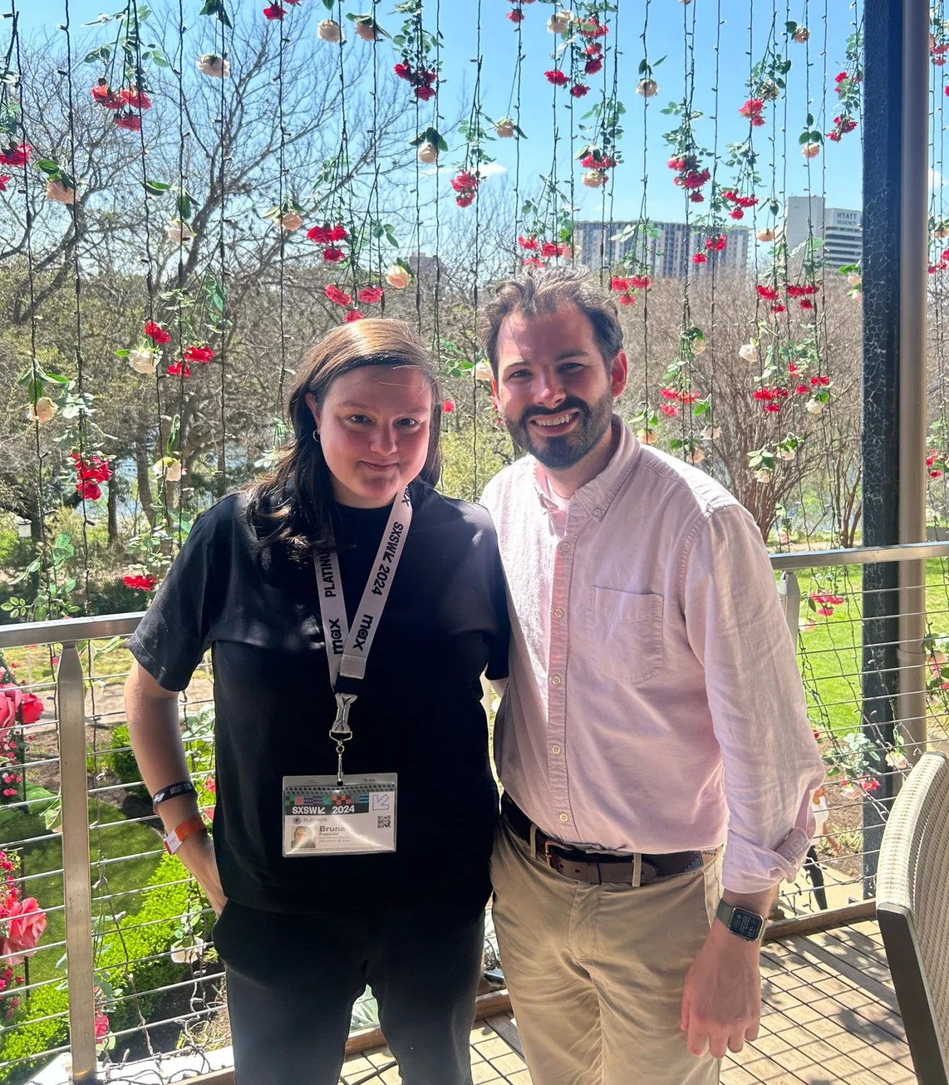 Bruna Pastorini (sócia e CSO da DRUID) e Charles Hambro (co-founder_CEO GEEIQ)