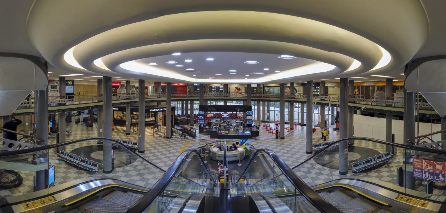 Inside of Congonhas airport, Sao Paulo city