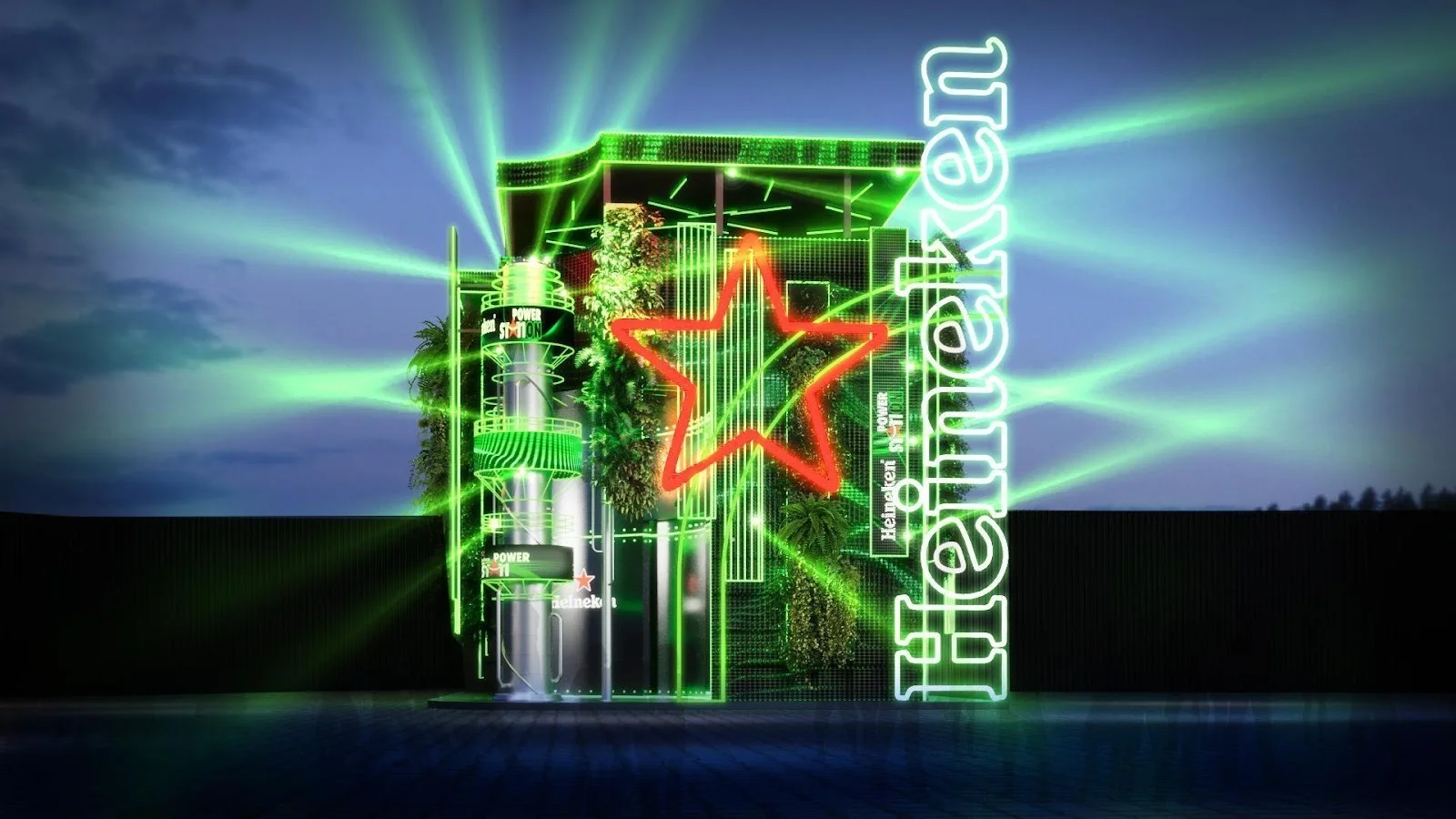 Ativação HEINEKEN Power Station no Rock in Rio Brasil 2024