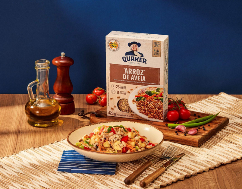 Baião de Dois Vegetariano com Arroz de Aveia QUAKER