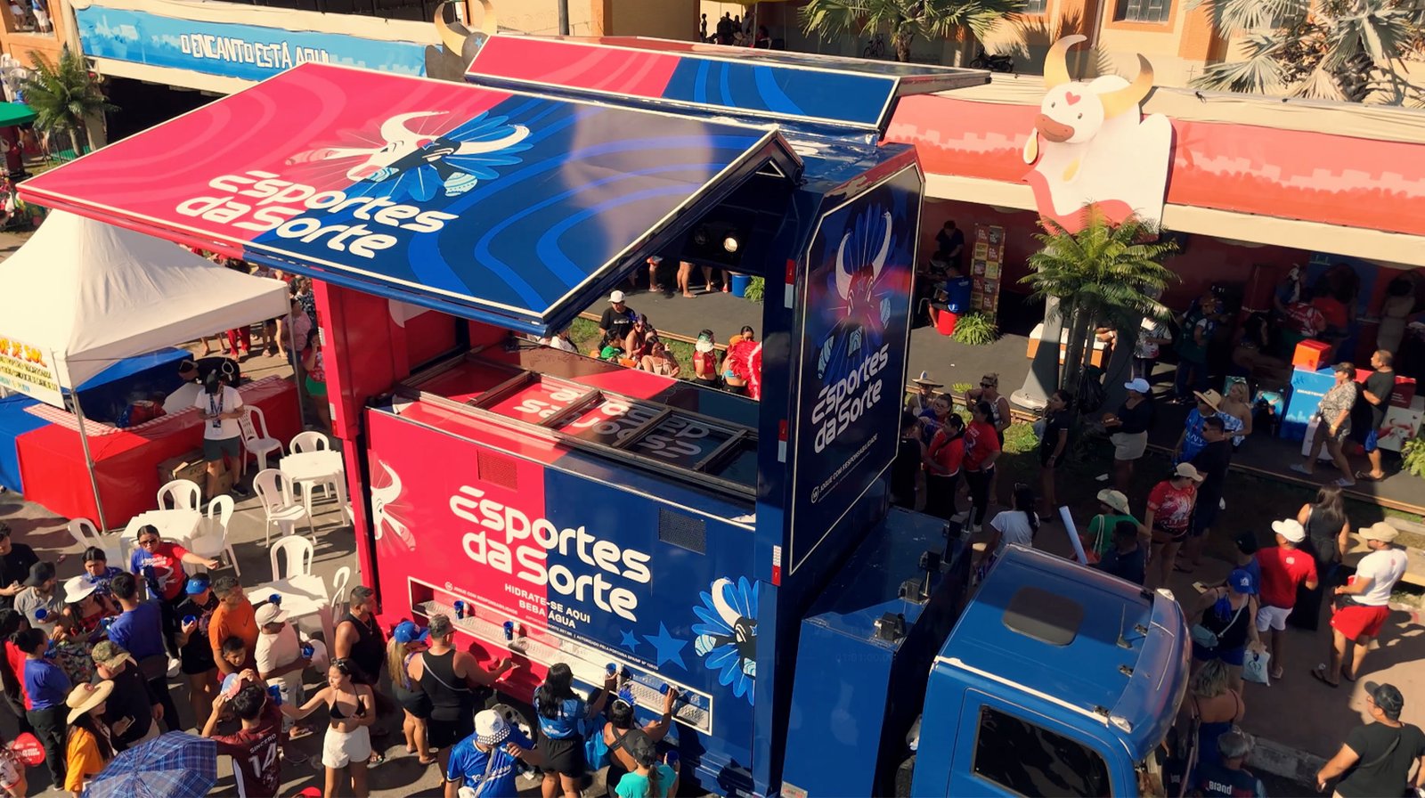 Esportes da Sorte com Brandtruck marca presença inédita no Festival de Parintins